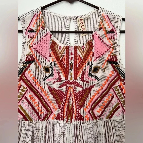 ANTHROPOLOGIE DOLAN EMBROIDERED TANK - Picture 6 of 11